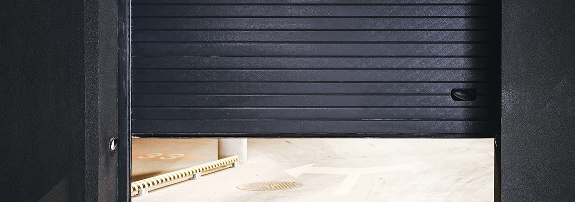 Residential Black Garage Door Installation in Halifax, NS