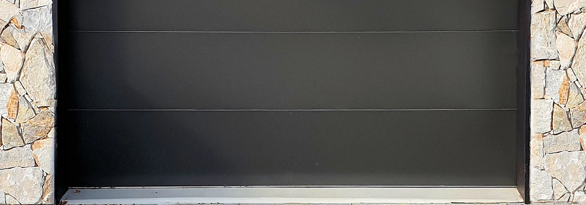 Overhead Black Garage Door Installation in Halifax, Nova Scotia